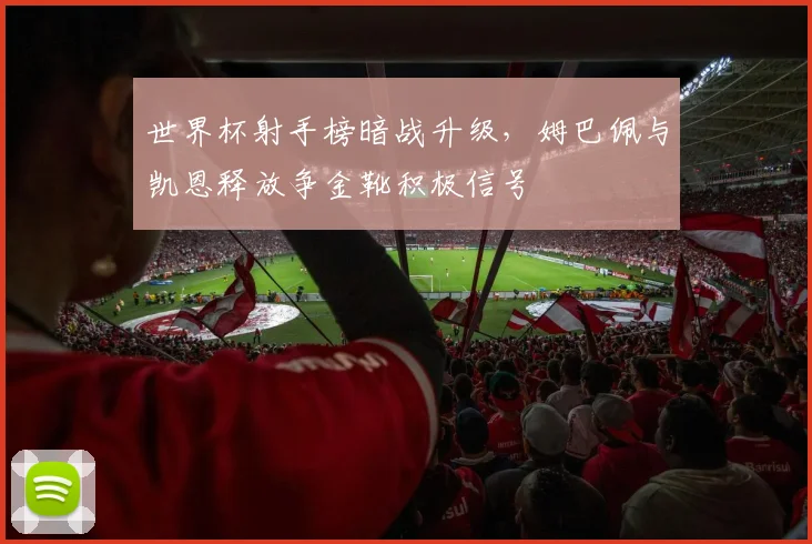 世界杯射手榜暗战升级，姆巴佩与凯恩释放争金靴积极信号 - 搜狐体育推荐